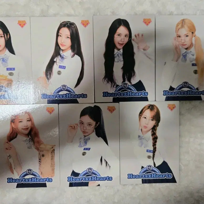 [BUNJANG] Hats to Hearts Retro Telecard Bundle Set / 하츠투하츠 레트로 테레카 7장 일괄 판매