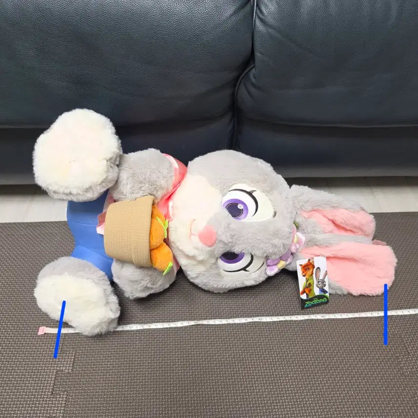 [BUNJANG] Disney Zootopia Judy Hopps Hug Carrot Plush Doll / 디즈니 주토피아 라이센스 주디 쥬디 허그 캐롯 대형 인형 판매