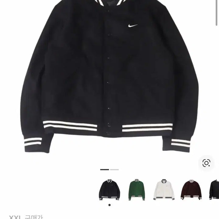 [SOLD OUT] (xxl)나이키 nsw 어센틱 바시티 자켓 블랙 (아시아)