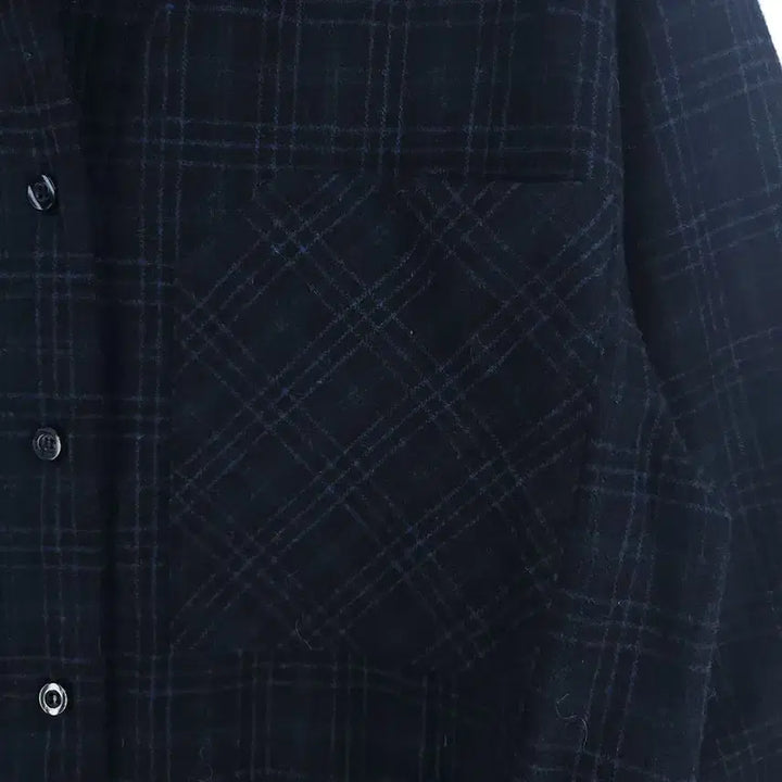 [BUNJANG] Second Floor Checkered Wrap Dress / [여S]세컨플로어 체크 셔츠 랩 원피스[Y63-127]/레이디블루