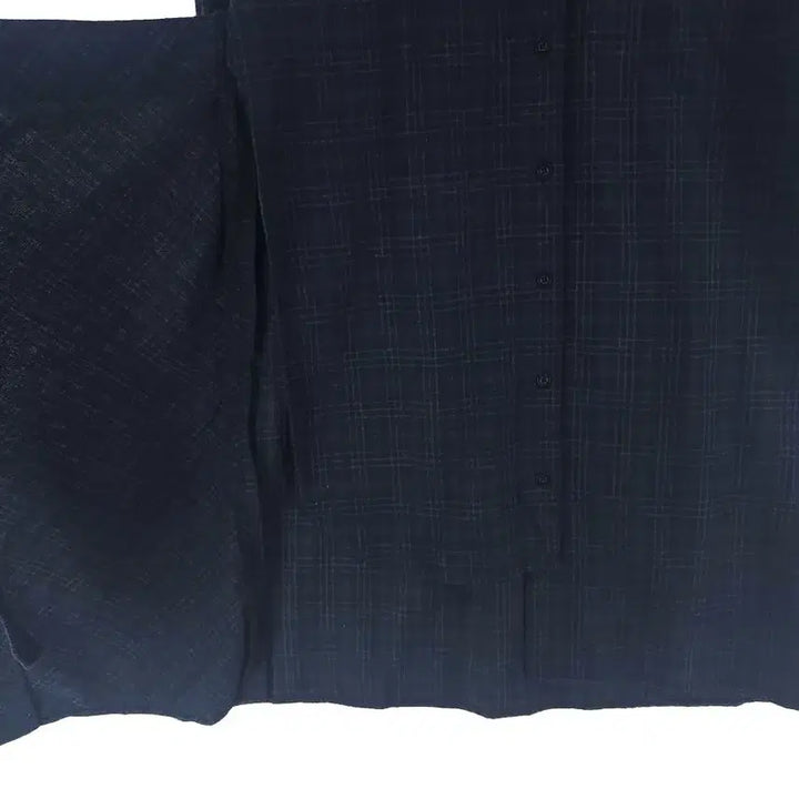 [BUNJANG] Second Floor Checkered Wrap Dress / [여S]세컨플로어 체크 셔츠 랩 원피스[Y63-127]/레이디블루