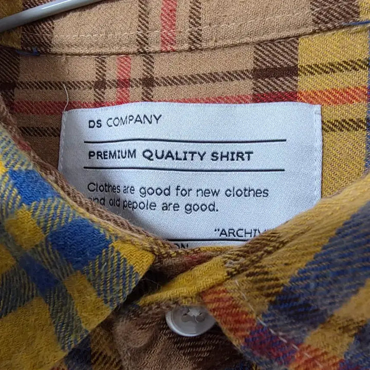 [BUNJANG] DS Company Checkered Shirt / 100~105 DS COMPANY 체크 남방셔츠