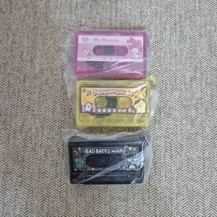 [BUNJANG] Sanrio Cassette Tape Keyring Gacha / 산리오 카세트 테이프 키링 가챠 (개별 2500)
