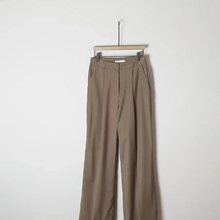 [BUNJANG] Myoung Jin Beige Pin-tuck Slacks / (새) 진베이지 핀턱 슬랙스 s