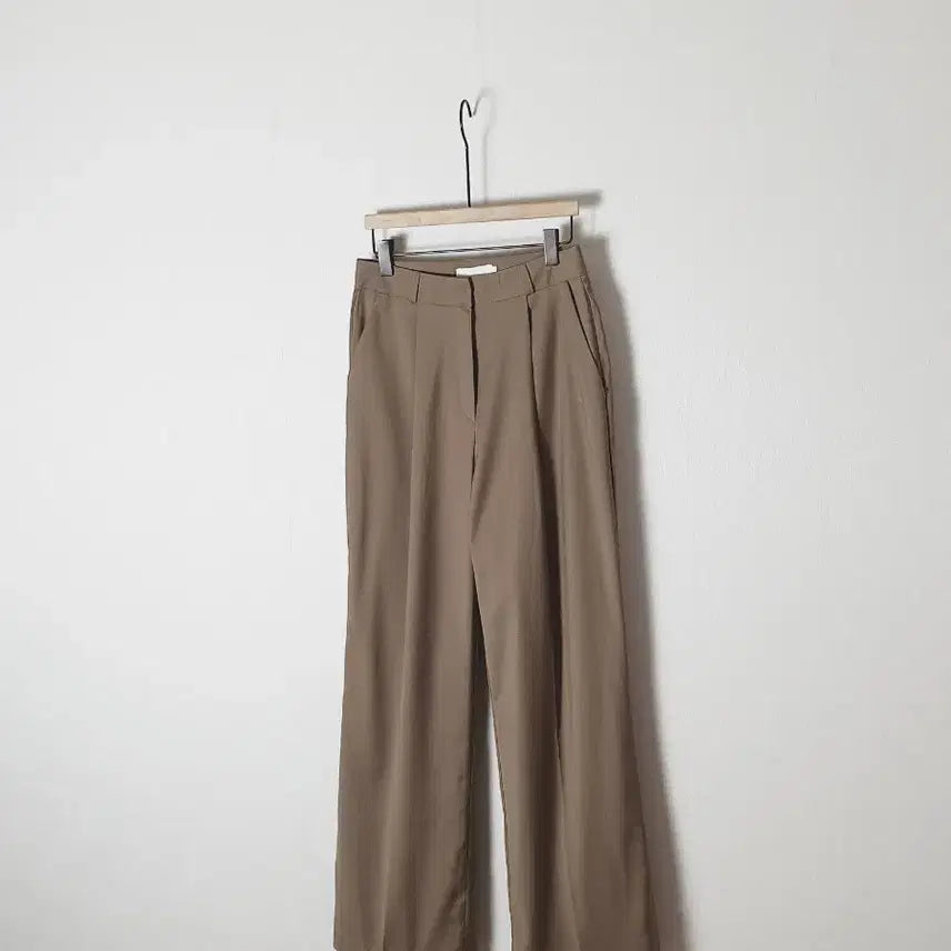 [BUNJANG] Myoung Jin Beige Pin-tuck Slacks / (새) 진베이지 핀턱 슬랙스 s