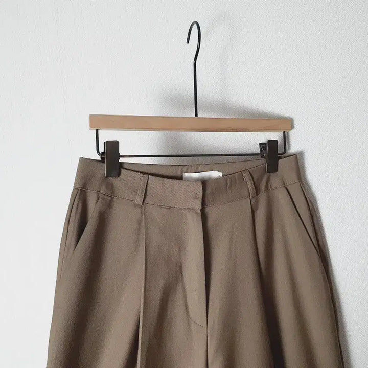 [BUNJANG] Myoung Jin Beige Pin-tuck Slacks / (새) 진베이지 핀턱 슬랙스 s