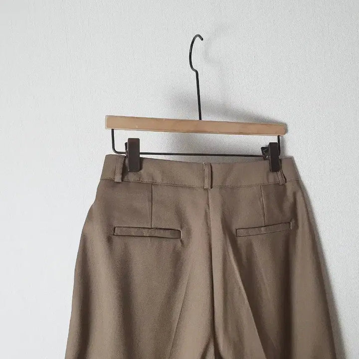 [BUNJANG] Myoung Jin Beige Pin-tuck Slacks / (새) 진베이지 핀턱 슬랙스 s
