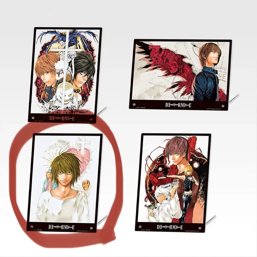 [BUNJANG] Death Note Ichiban Kuji Acrylic Stand Bundle Set / (일괄) 데스노트 이치방쿠지 C상 G상 아크릴 스탠드 엘 L 제일복권