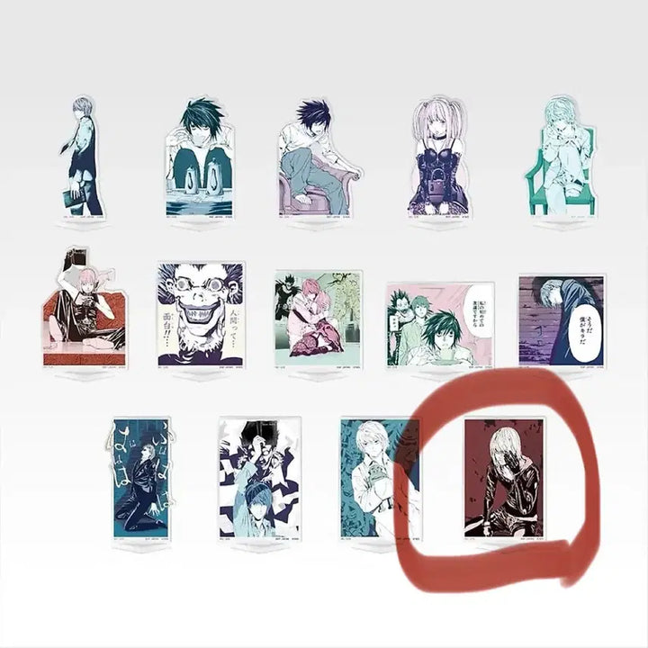 [BUNJANG] Death Note Ichiban Kuji Acrylic Stand Bundle Set / (일괄) 데스노트 이치방쿠지 C상 G상 아크릴 스탠드 엘 L 제일복권