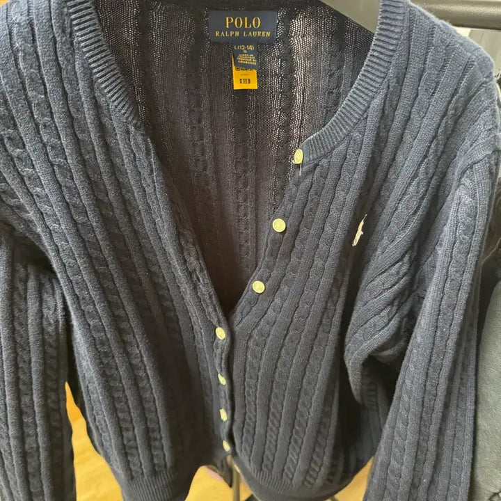 [BUNJANG] Polo Ralph Lauren Navy Cardigan L / 폴로 랄프로렌 네이비 가디건 L