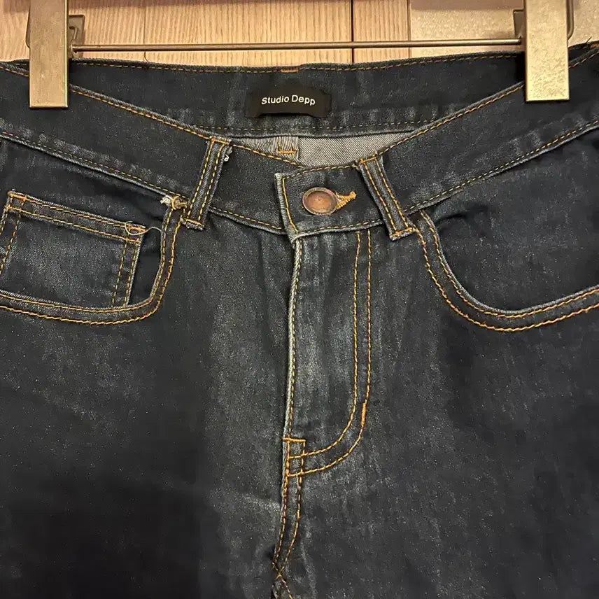 [BUNJANG] Studio Depp Denim Jeans / 26-27) 진청 얇은 스판끼있는 studio depp 청바지