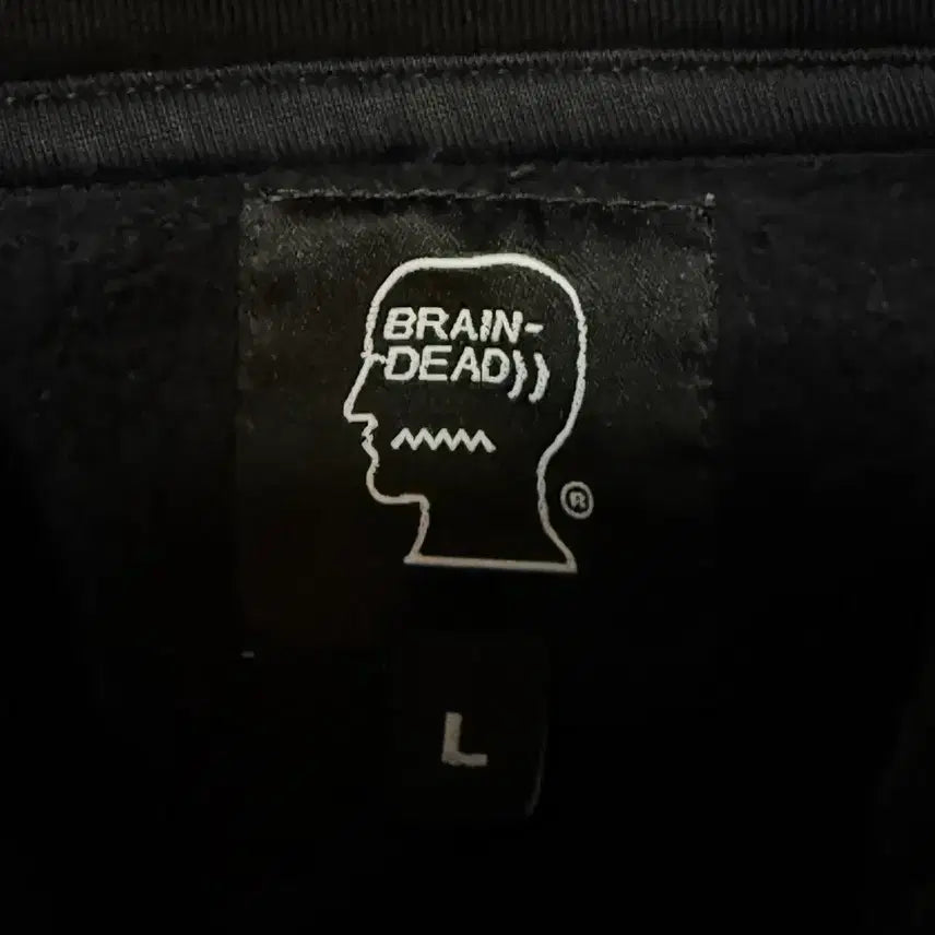 [BUNJANG] Brain Dead Zip-up Hoodie (L) / 브레인데드 집업 후드 L 사이즈