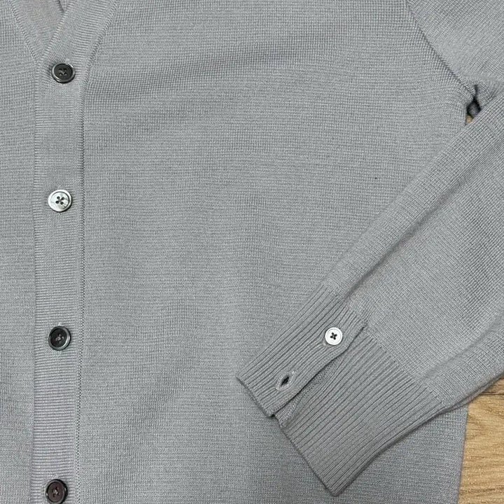 [BUNJANG] LMOOD Crop Cardigan Gray / LMOOD 엘무드 크롭 가디건 그레이 48