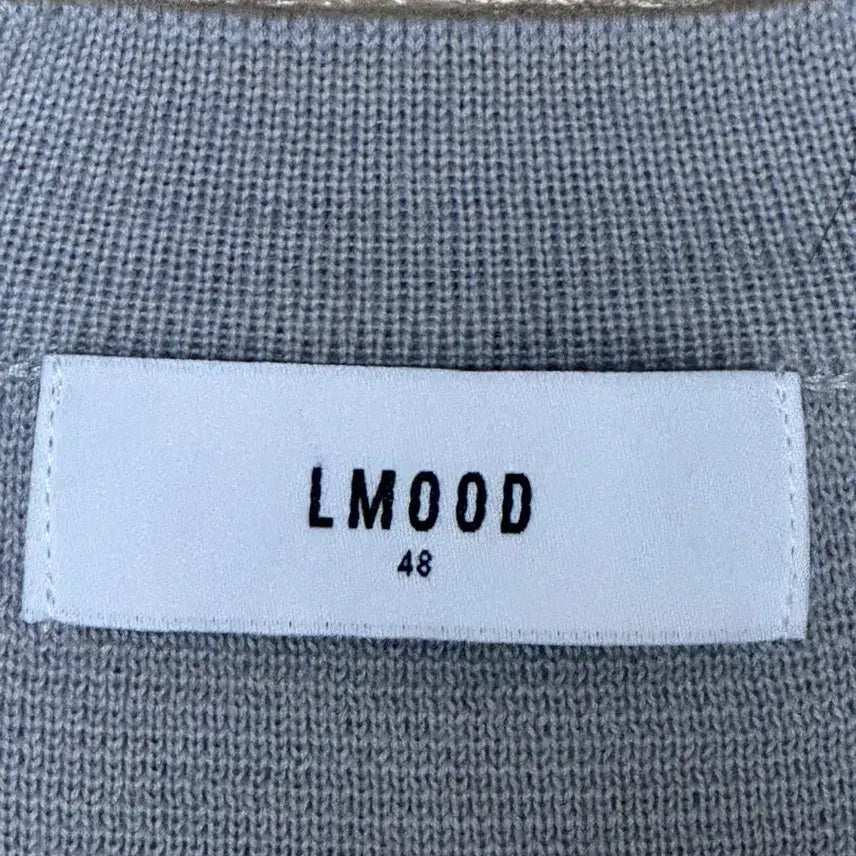 [BUNJANG] LMOOD Crop Cardigan Gray / LMOOD 엘무드 크롭 가디건 그레이 48