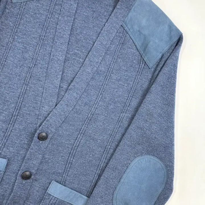 [BUNJANG] Burberry Knight Logo Patch Pocket Commando Knit Cardigan / 버버리 브라운 패치 포켓 기마로고 코만도 니트 가디건 M