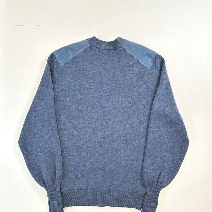 [BUNJANG] Burberry Knight Logo Patch Pocket Commando Knit Cardigan / 버버리 브라운 패치 포켓 기마로고 코만도 니트 가디건 M