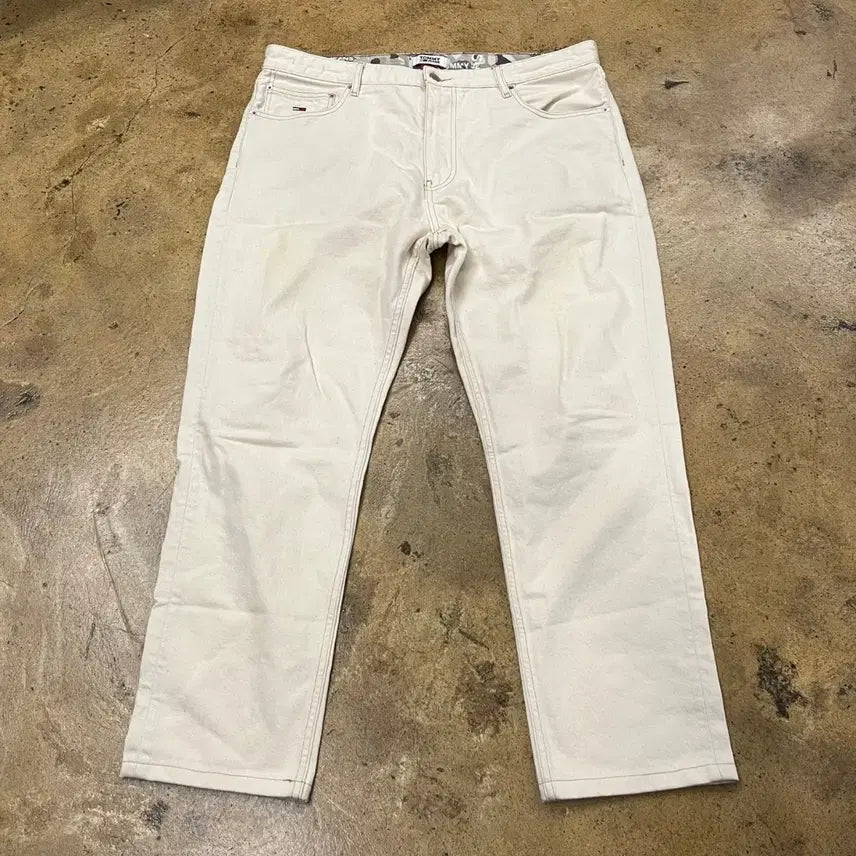 [BUNJANG] Tommy Hilfiger Ivory Jeans / [정품] 타미힐피거 아이보리 청바지