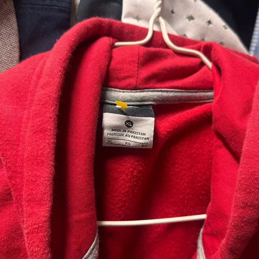 [BUNJANG] Nike Vintage Red Hoodie Zip-up / 나이키 빈티지 색감 레드 후디후드집업 /풀집업 xL사이즈