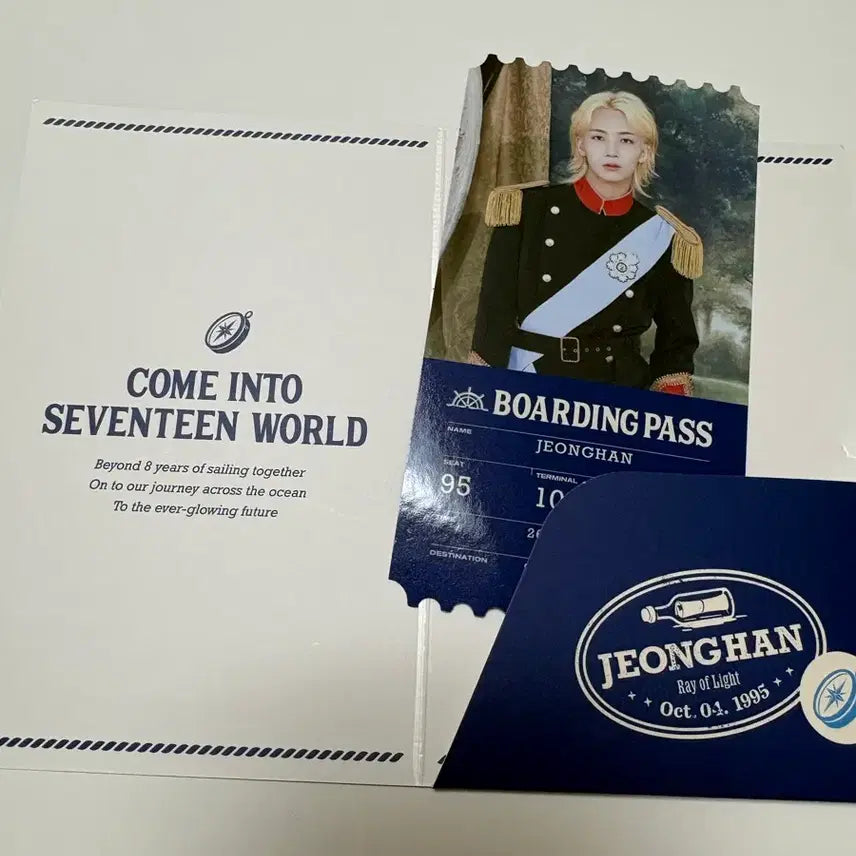 [BUNJANG] Seventeen Jeonghan Cafe Passport / 세븐틴카페 정한 여권