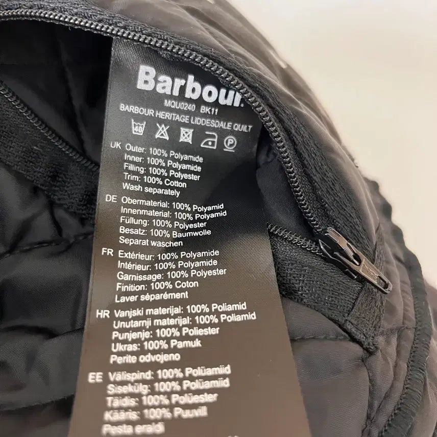 [BUNJANG] Barbour Liddesdale Heritage Quilted Jacket / 바버 리데스데일 헤리티지 퀼팅 자켓 블랙
