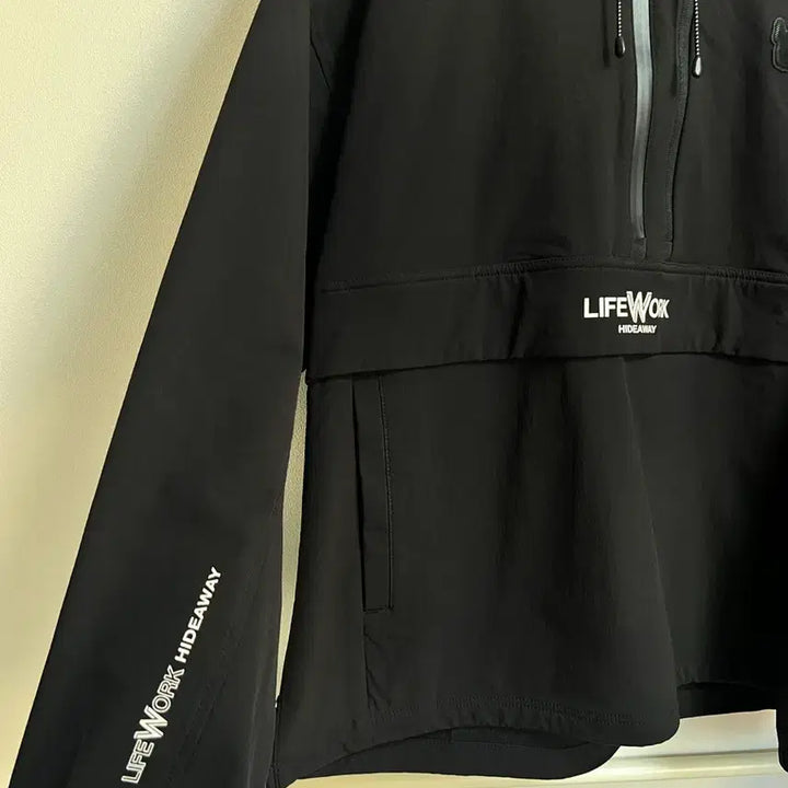 [BUNJANG] LifeWork Black Hooded Anorak / 라이프워크 블랙후드 아노락 (새상품)