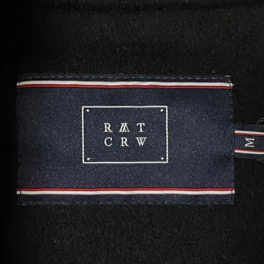 [BUNJANG] RomanticCrown Out Font Wool Varsity Jacket (Black) - M / RomanticCrown 로맨틱크라운 아웃폰트 울 바시티 자켓 M