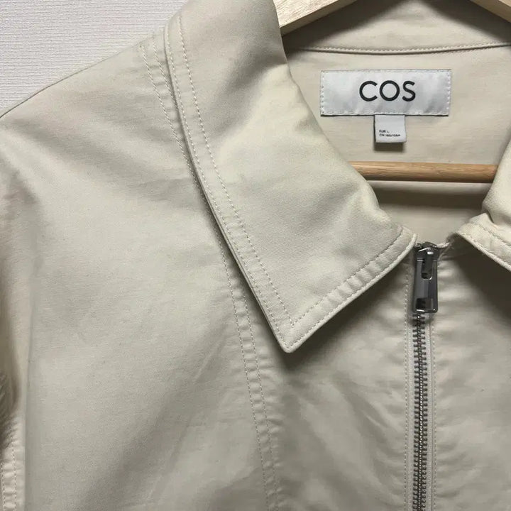 [BUNJANG] COS Half-Zip Up Shirt Ivory / [L] COS 코스 하프집업 셔츠 아이보리
