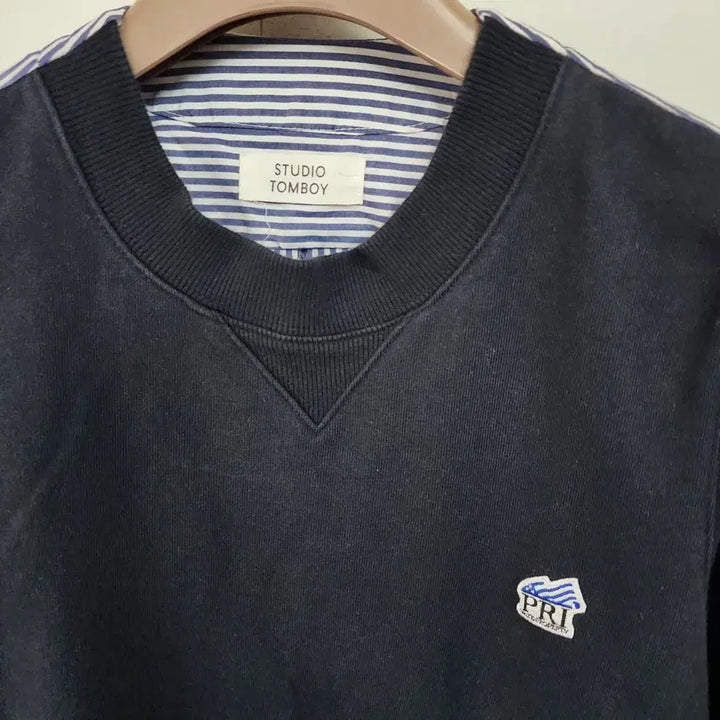 [BUNJANG] Studio Tomboy Long Striped Sweatshirt Dress / 스튜디오 톰보이 롱 맨투맨 원피스