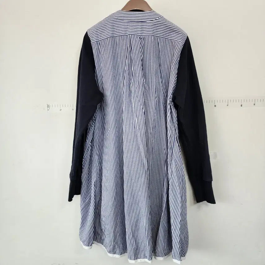 [BUNJANG] Studio Tomboy Long Striped Sweatshirt Dress / 스튜디오 톰보이 롱 맨투맨 원피스