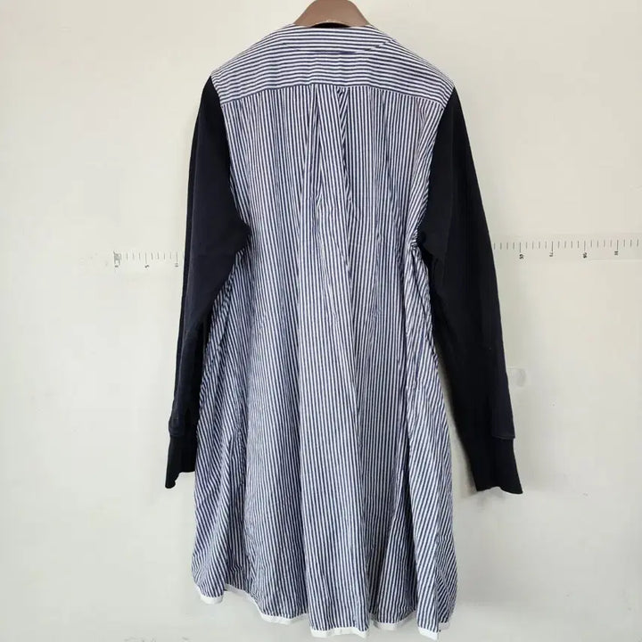 [BUNJANG] Studio Tomboy Long Striped Sweatshirt Dress / 스튜디오 톰보이 롱 맨투맨 원피스