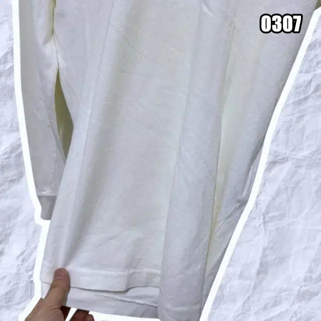 [BUNJANG] Stone Island V-Neck Long Sleeve T-Shirt / L 스톤아일랜드 브이넥 긴팔 티셔츠 미와펜