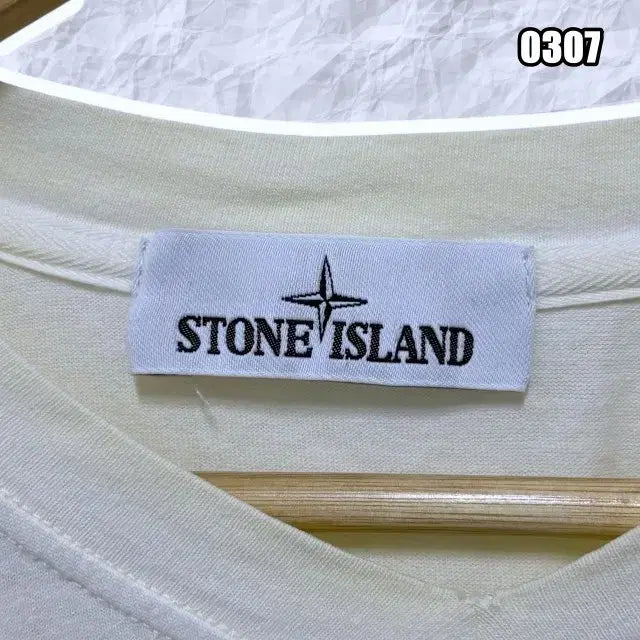 [BUNJANG] Stone Island V-Neck Long Sleeve T-Shirt / L 스톤아일랜드 브이넥 긴팔 티셔츠 미와펜