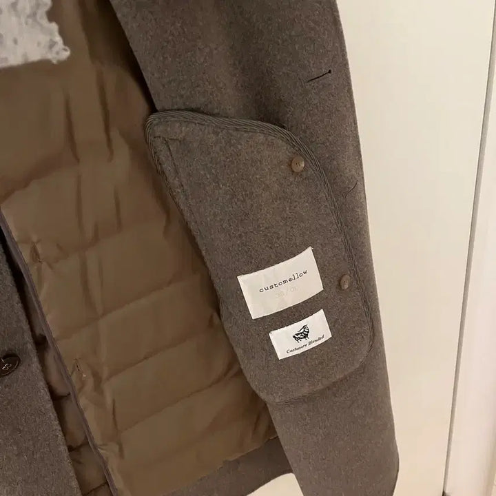 [BUNJANG] Customellow Coat + Goose Vest / 커스텀멜로우 코트 + 구스 베스트
