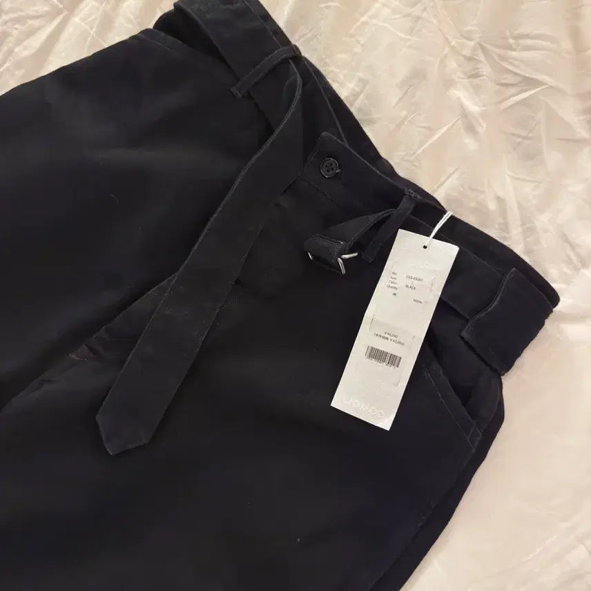 [SOLD OUT] [1] 코모리 25aw 벨티드 데님 블랙 1사이즈