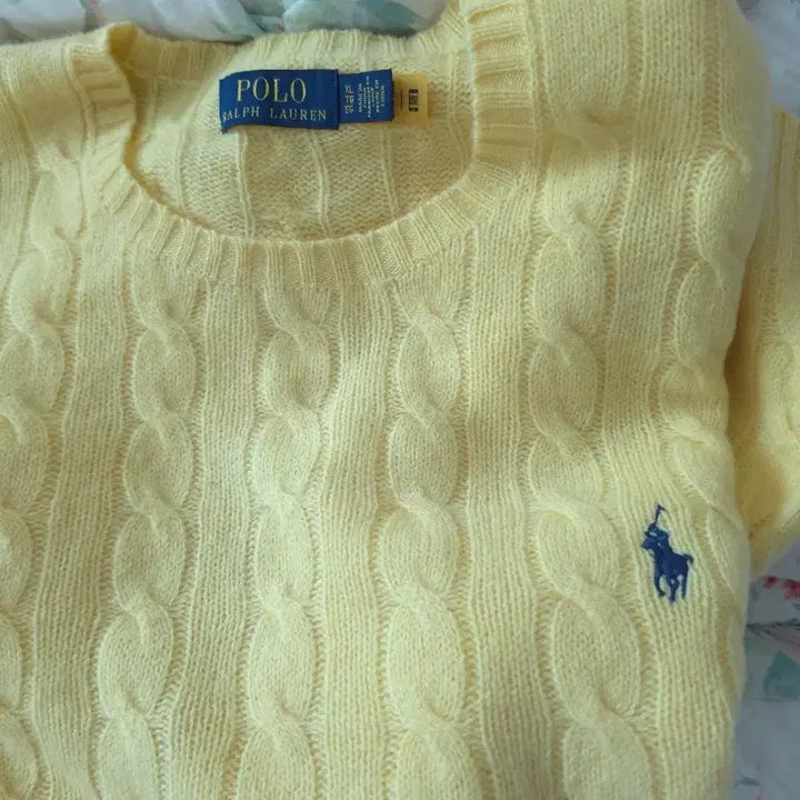 [BUNJANG] Polo Wool Cashmere Cable Sweater / 폴로 울캐시미어 케이블 스웨터