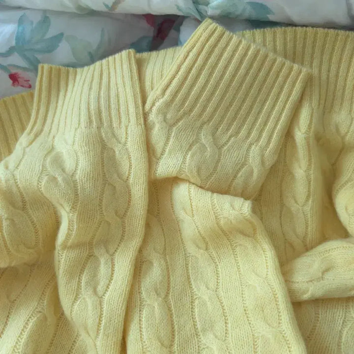 [BUNJANG] Polo Wool Cashmere Cable Sweater / 폴로 울캐시미어 케이블 스웨터