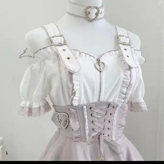 [BUNJANG] Generic Brand Blouse / 양산형 중브 블라우스