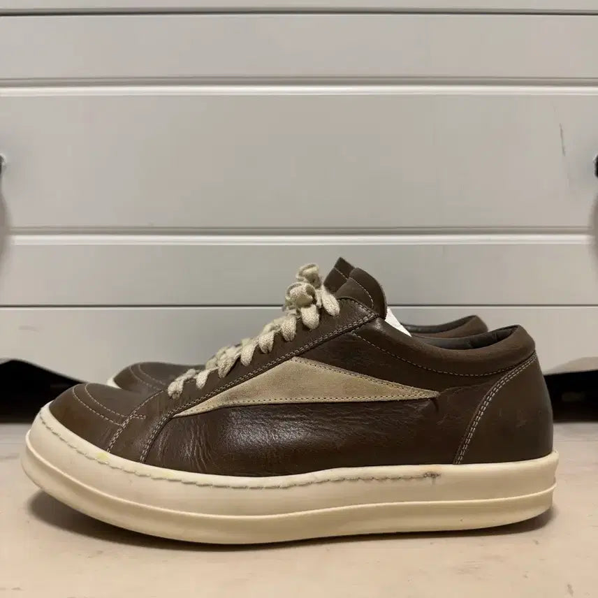 [BUNJANG] Rick Owens Vans Brown Sneakers / 41 릭반스 릭오웬스 반스 브라운