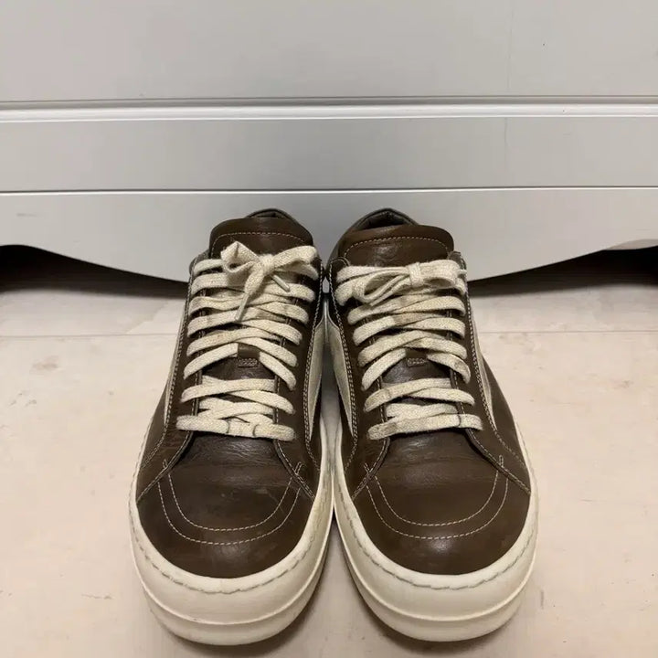 [BUNJANG] Rick Owens Vans Brown Sneakers / 41 릭반스 릭오웬스 반스 브라운
