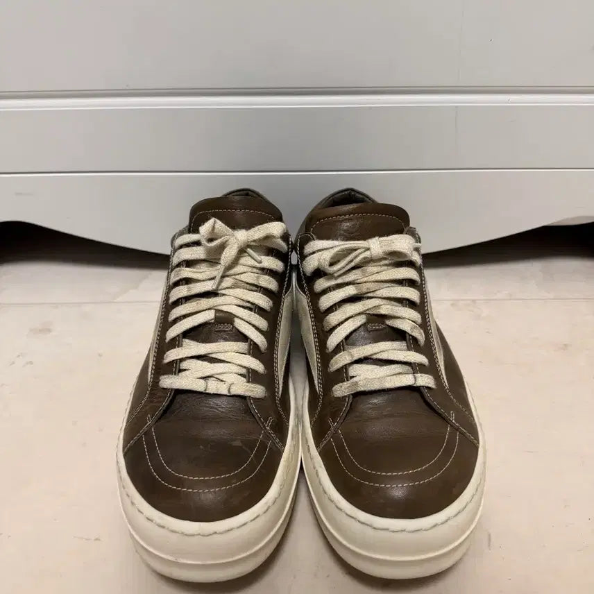[BUNJANG] Rick Owens Vans Brown Sneakers / 41 릭반스 릭오웬스 반스 브라운