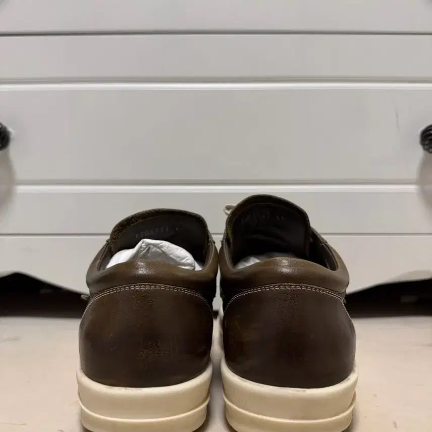 [BUNJANG] Rick Owens Vans Brown Sneakers / 41 릭반스 릭오웬스 반스 브라운