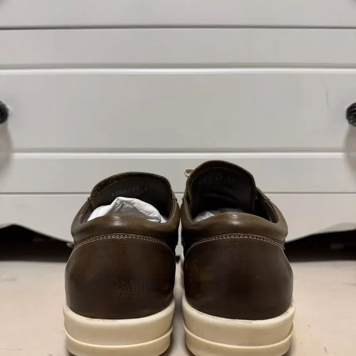 [BUNJANG] Rick Owens Vans Brown Sneakers / 41 릭반스 릭오웬스 반스 브라운