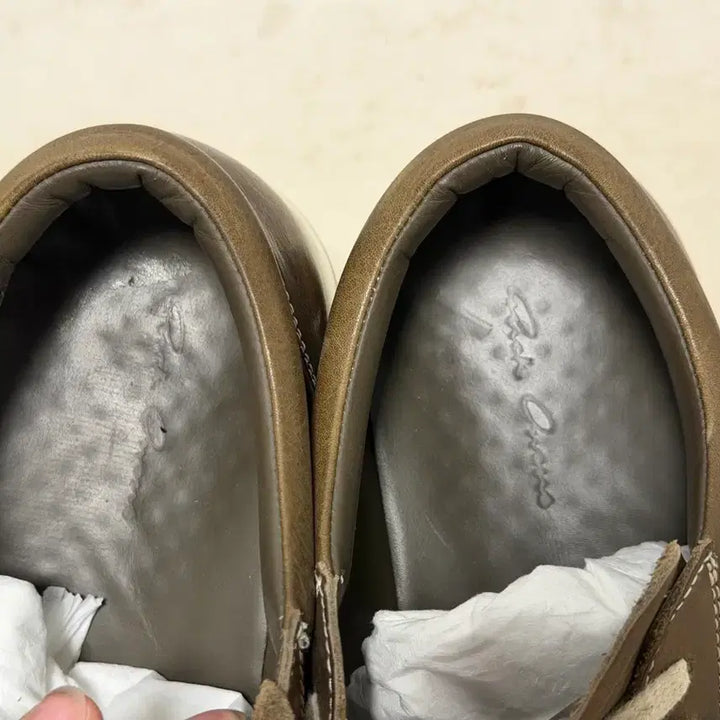 [BUNJANG] Rick Owens Vans Brown Sneakers / 41 릭반스 릭오웬스 반스 브라운