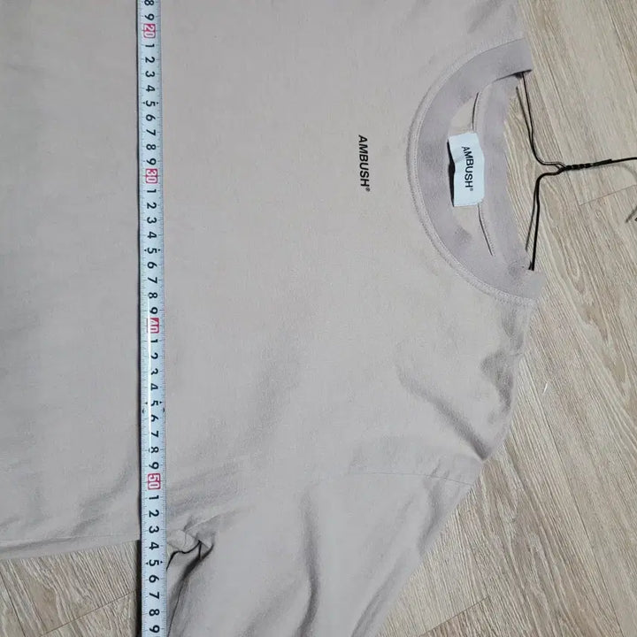 [BUNJANG] AMBUSH Beige Long Sleeve T-shirt / AMBUSH 엠부쉬 베이지색 긴팔 티셔츠