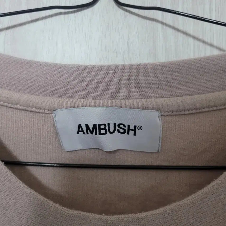 [BUNJANG] AMBUSH Beige Long Sleeve T-shirt / AMBUSH 엠부쉬 베이지색 긴팔 티셔츠