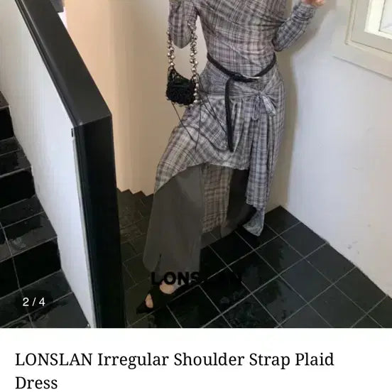 [BUNJANG] USKEED Check Pattern Long Dress / 유스키드 원피스