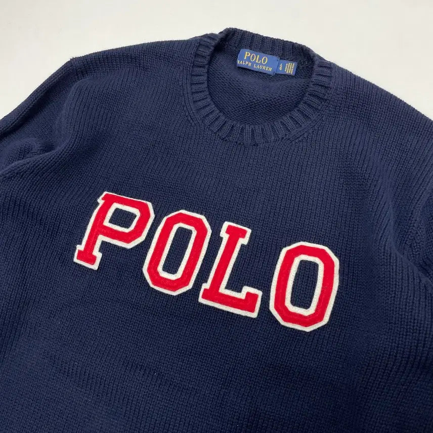 [BUNJANG] Polo Ralph Lauren Byun Yo-han Knit Sweater / 폴로 랄프로렌 변요한 니트 스웨터 L