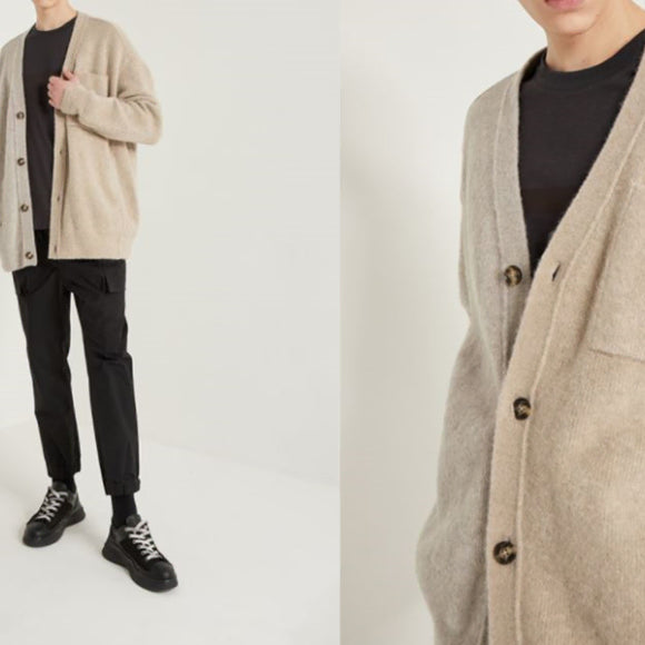 [BUNJANG] System Homme Hairy Knit Cardigan / (구매) 시스템옴므 헤어리 니트 가디건 90사이즈