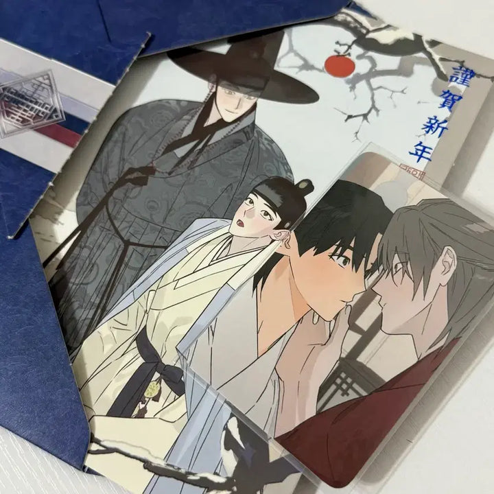 [BUNJANG] Wol-eun-ya-dam A LeBom POB Photocard Bundle Set / 월은야담A 레봄 특전 포카, 연하장 레진 봄툰 근하신년 콜카 콜라보 카페