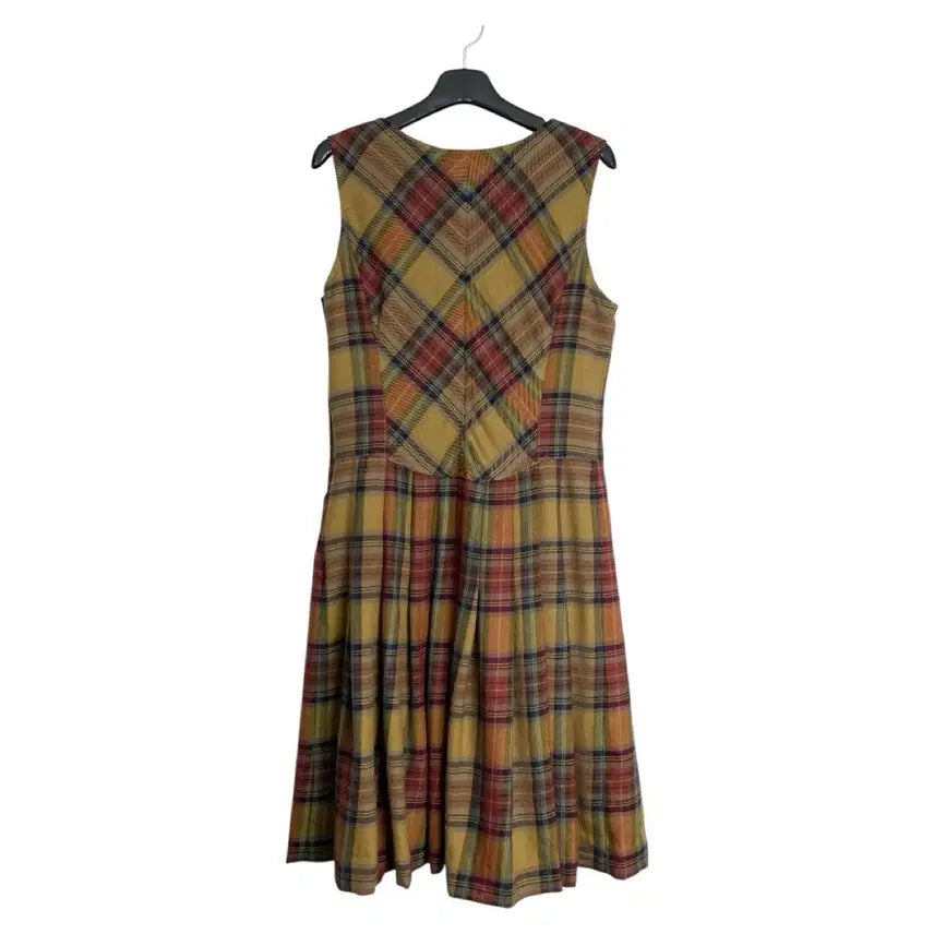 [BUNJANG] BEAN POLE Checked Pattern Dress / BEAN POLE 빈폴 체크 패턴 원피스